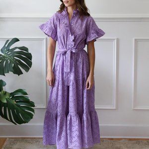 Mille Victoria Dress - Taffy Eyelet